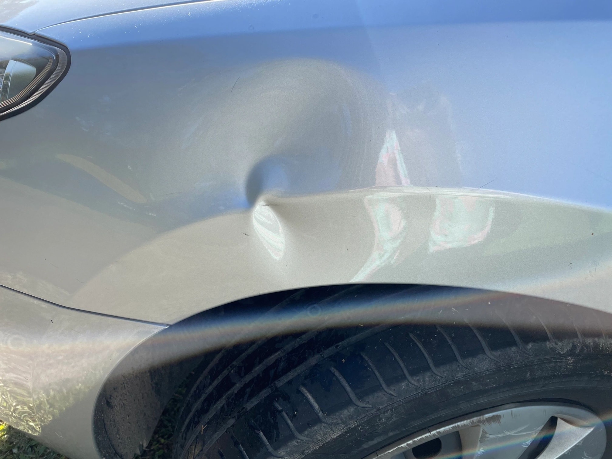 Before — Guard dent