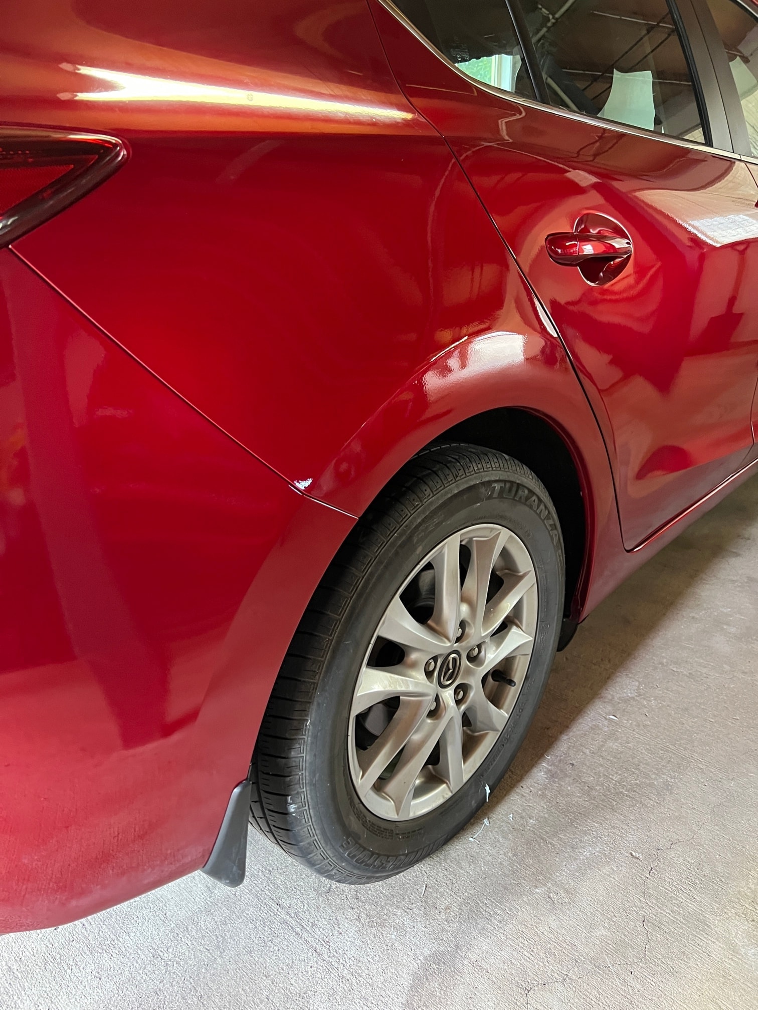 After — Quarter panel scratch