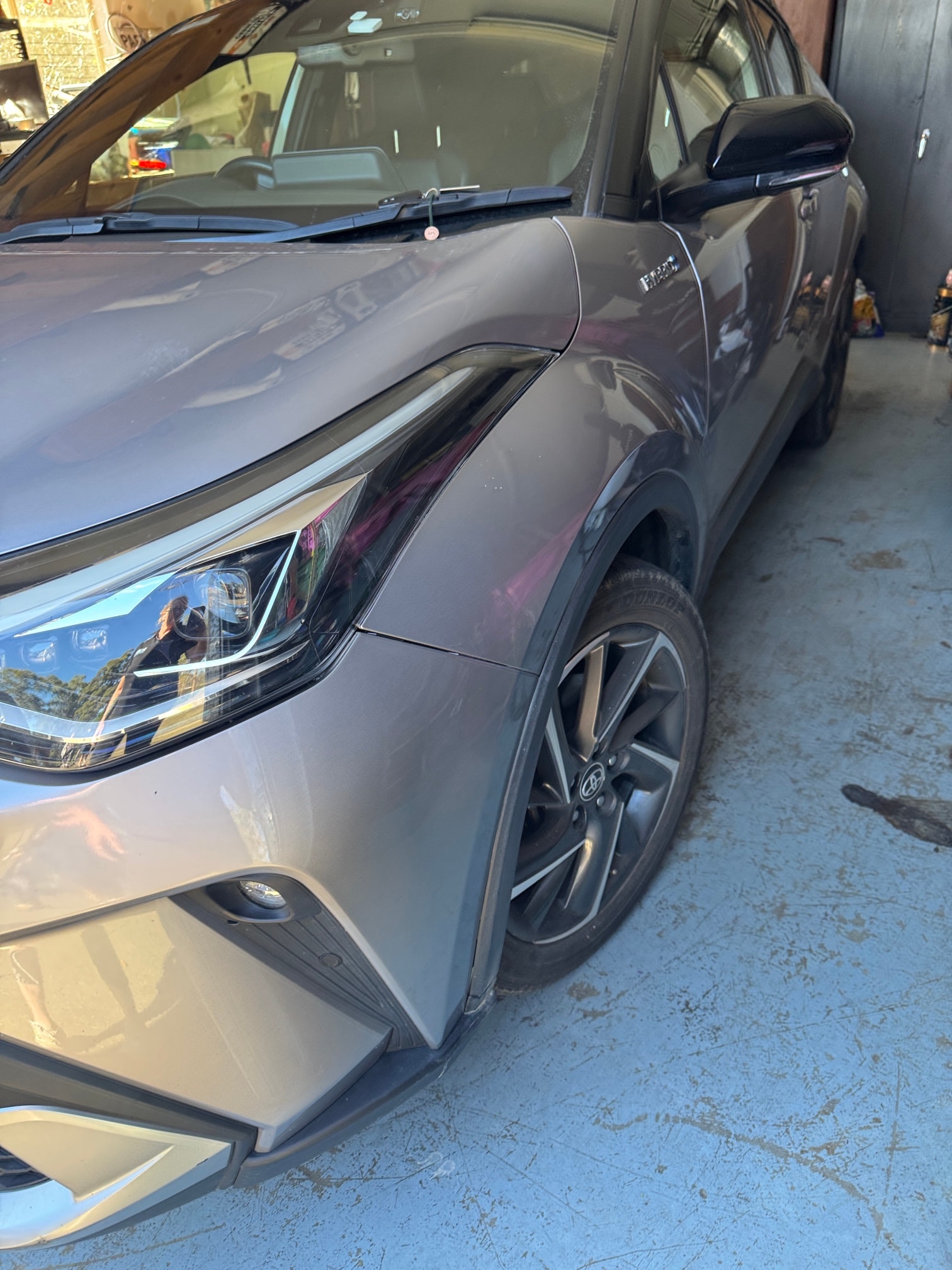 After — Guard & bumper dent — Toyota C-HR
