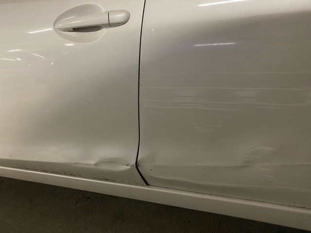 Before — Front & rear door dents