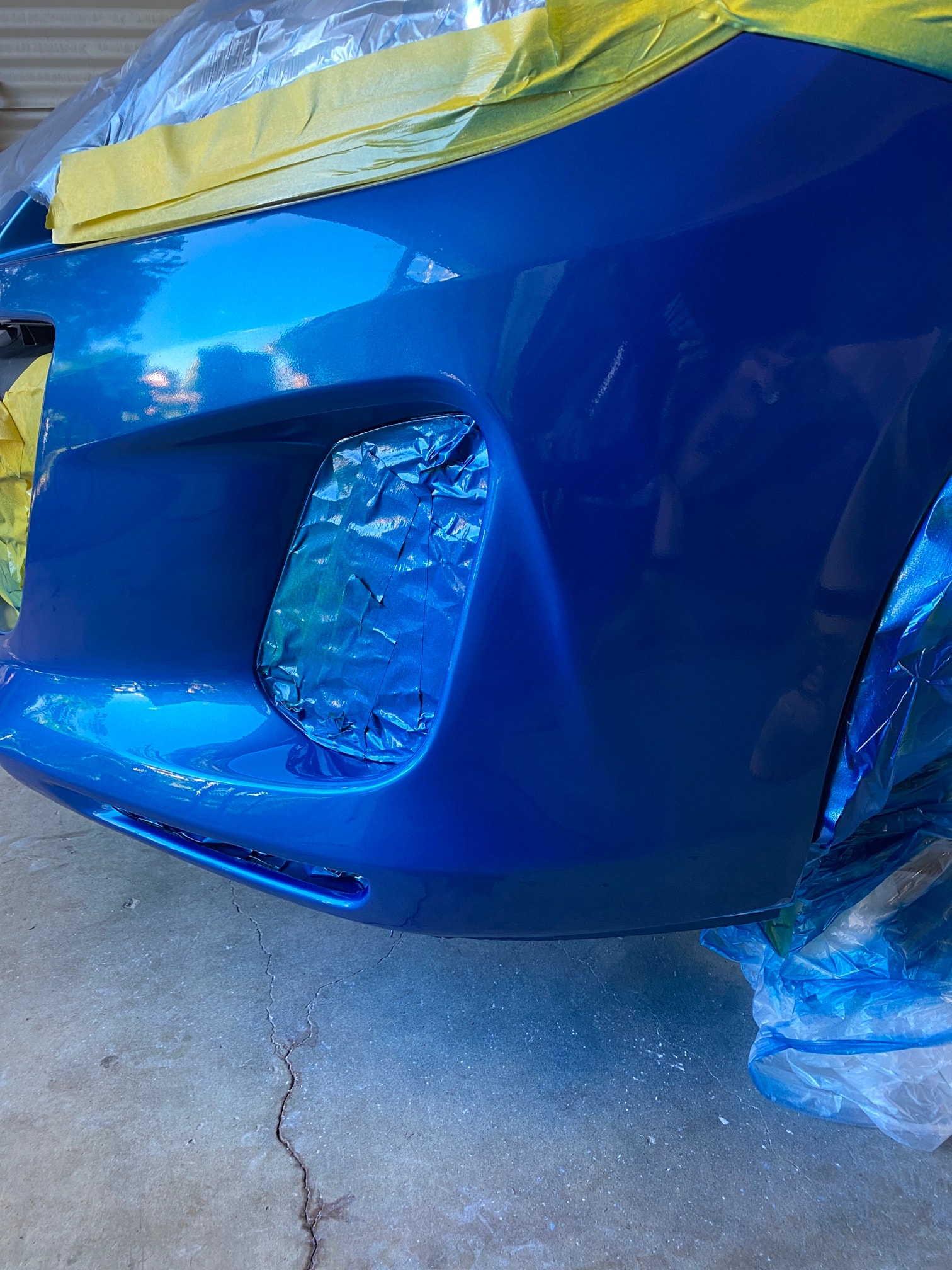After — Bumper scratch