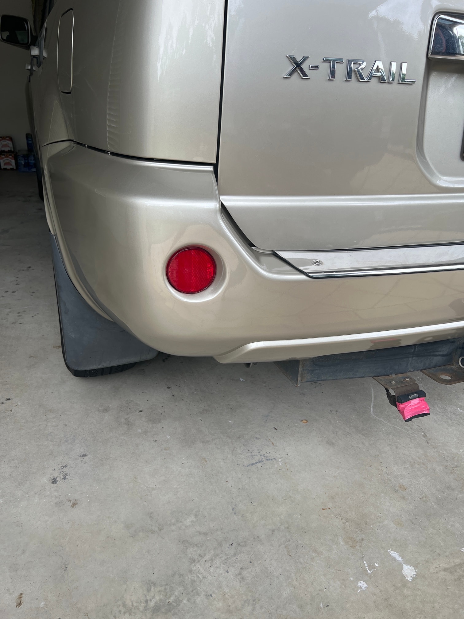 After — Bumper dent