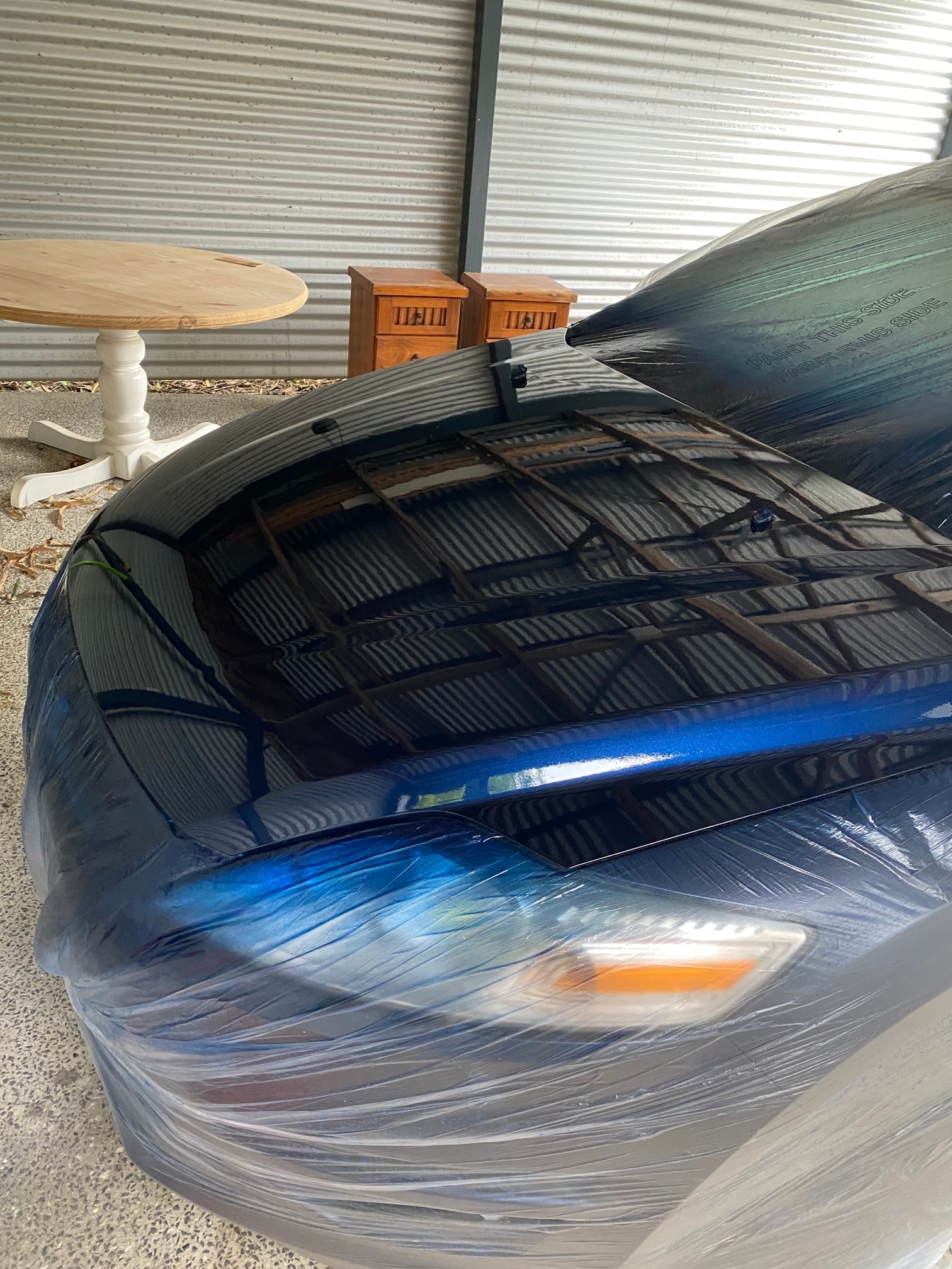 After — Bonnet paint fade